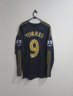 Liverpool 2009/10 Away Jersey #9 Fernando Torres L/S