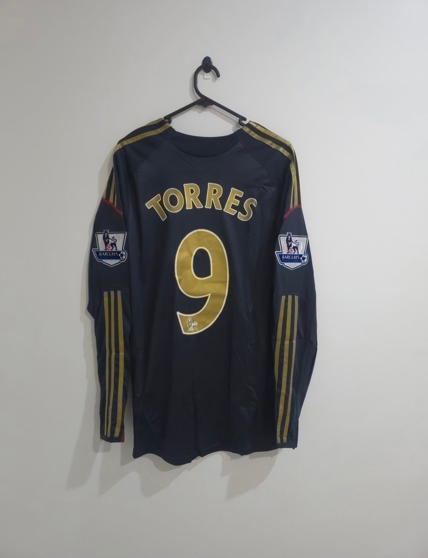 Liverpool 2009/10 Away Jersey #9 Fernando Torres L/S