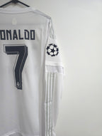 Real Madrid Home 2015/16 jersey #7 Cristiano Ronaldo L/S