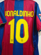 Barcelona 2007/08 Home Retro #10 Ronaldinho