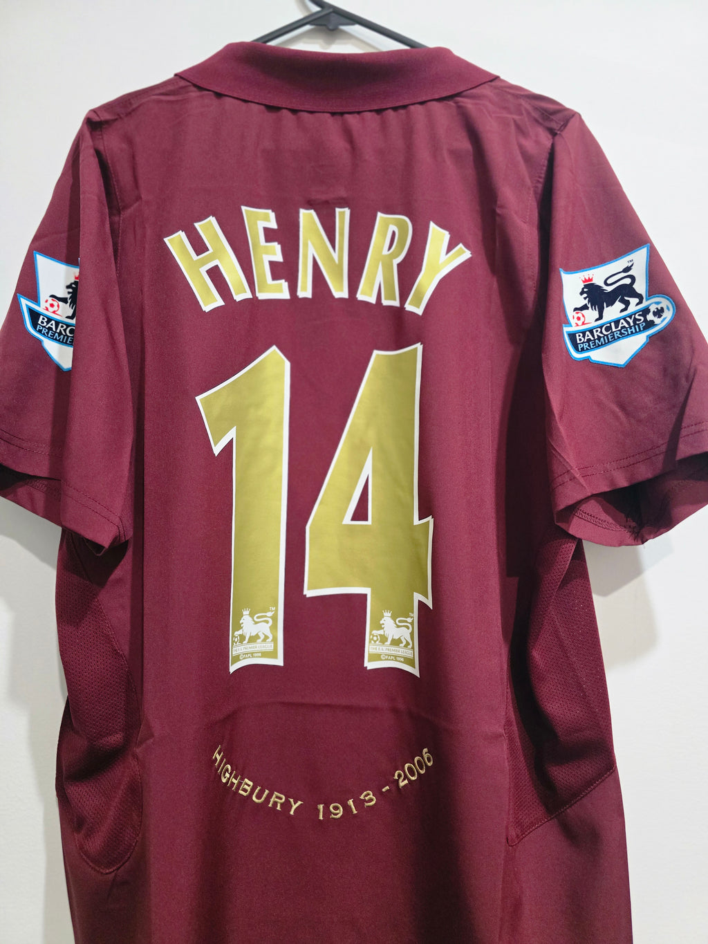 Arsenal 2005/06 Highbury Home Jersey #14 Henry