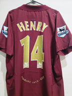 Arsenal 2005/06 Highbury Home Jersey #14 Henry