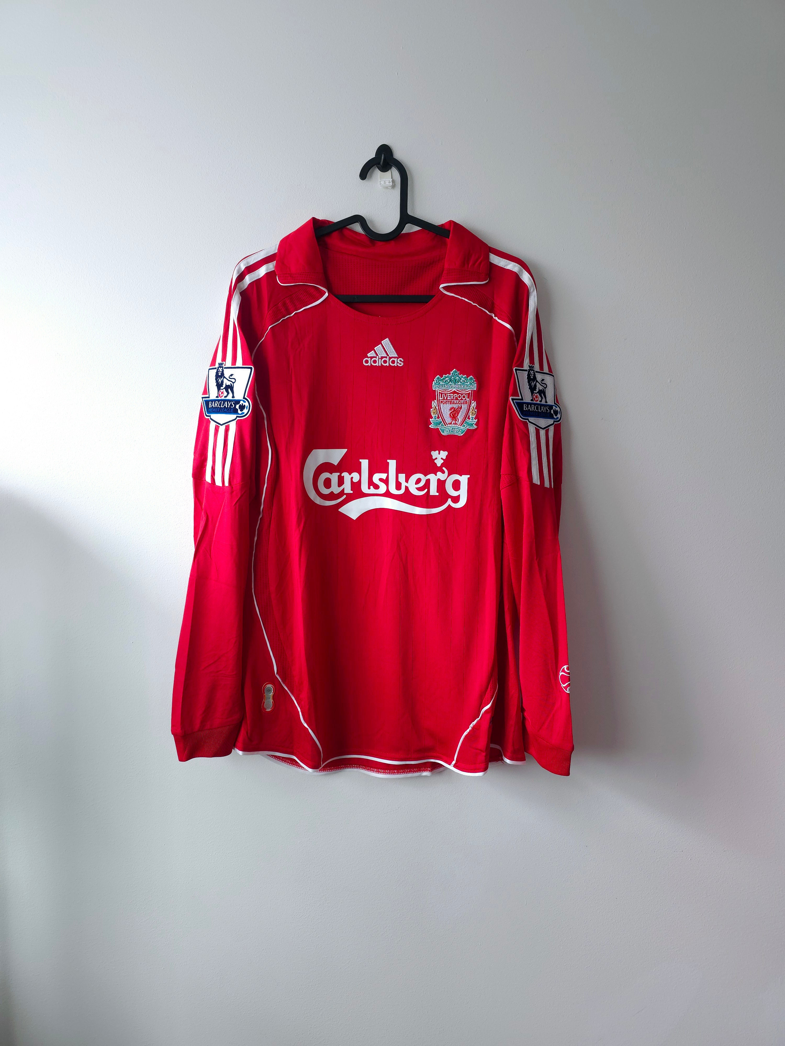 Liverpool Home 2006/08 #14 Alonso Retro L/S