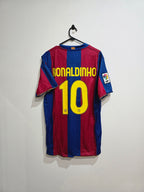Barcelona 2007/08 Home Retro #10 Ronaldinho