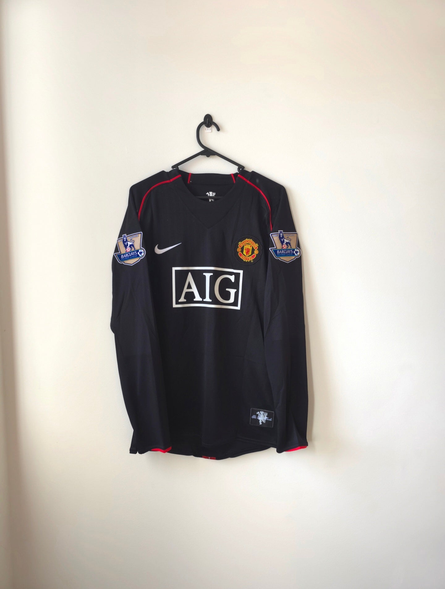 Manchester United 2007/08 Away Jersey #7 Cristiano Ronaldo L/S
