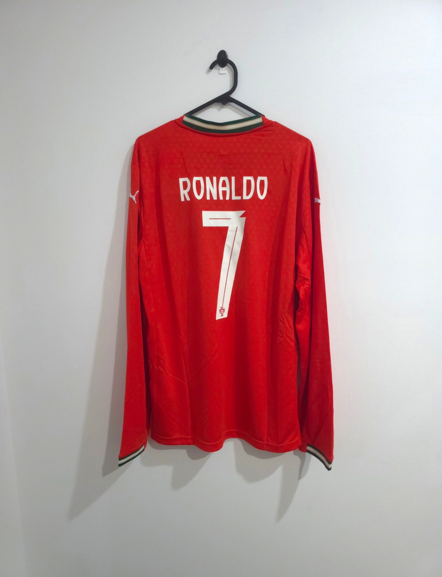 Portugal 2025/26 Home Jersey #7 Cristiano Ronaldo L/S